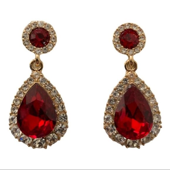 Charter Club Silver-Tone Crystal & Stone  Earrings - Picture 3 of 8